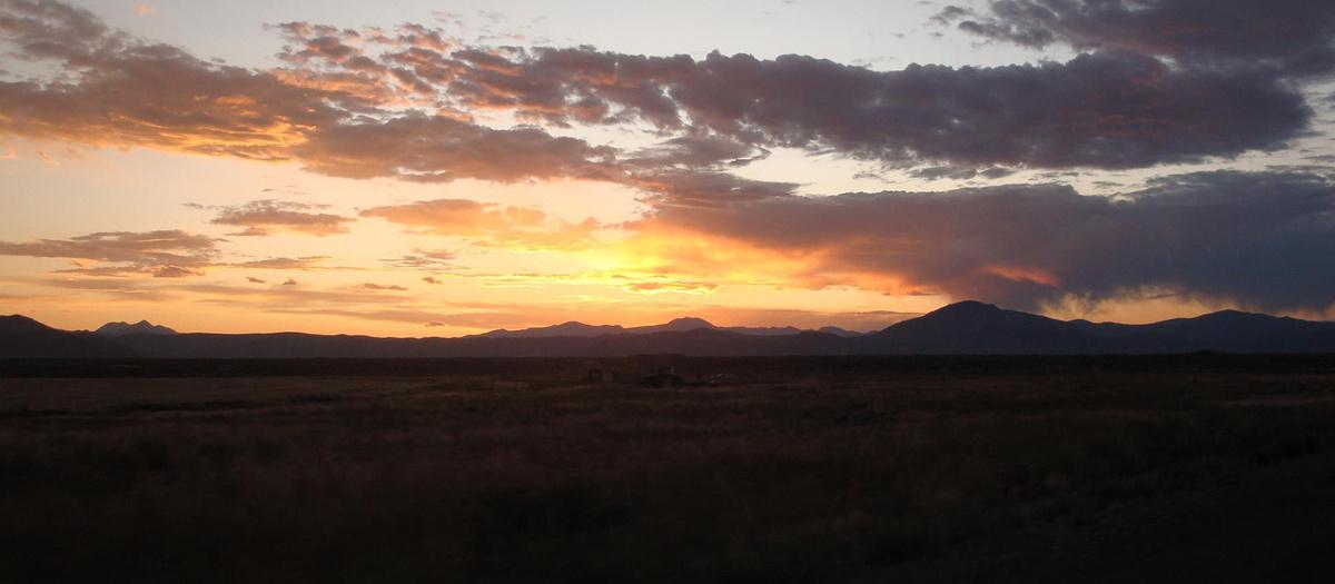 sunset in Butte county